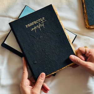 Handmade Vintage Deckle Edge paper Journal, A timeless treasure of memories
