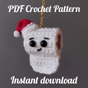 Larry Lockdown Loo Roll Christmas Tree Decoration PDF Crochet Pattern Download Christmas 2020