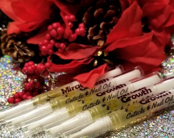 Winter Scent Pen Bundle || Miracle Growth Cuticle & Nail Oil Set of 5