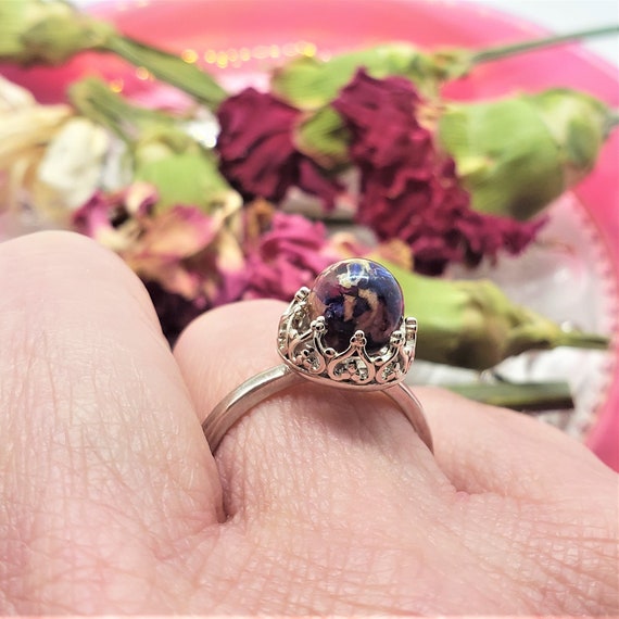 Rings made sale from funeral flowers