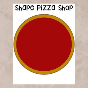 Shape Pizza Printable Activity, Shape Learning Game, Printable Shape ...