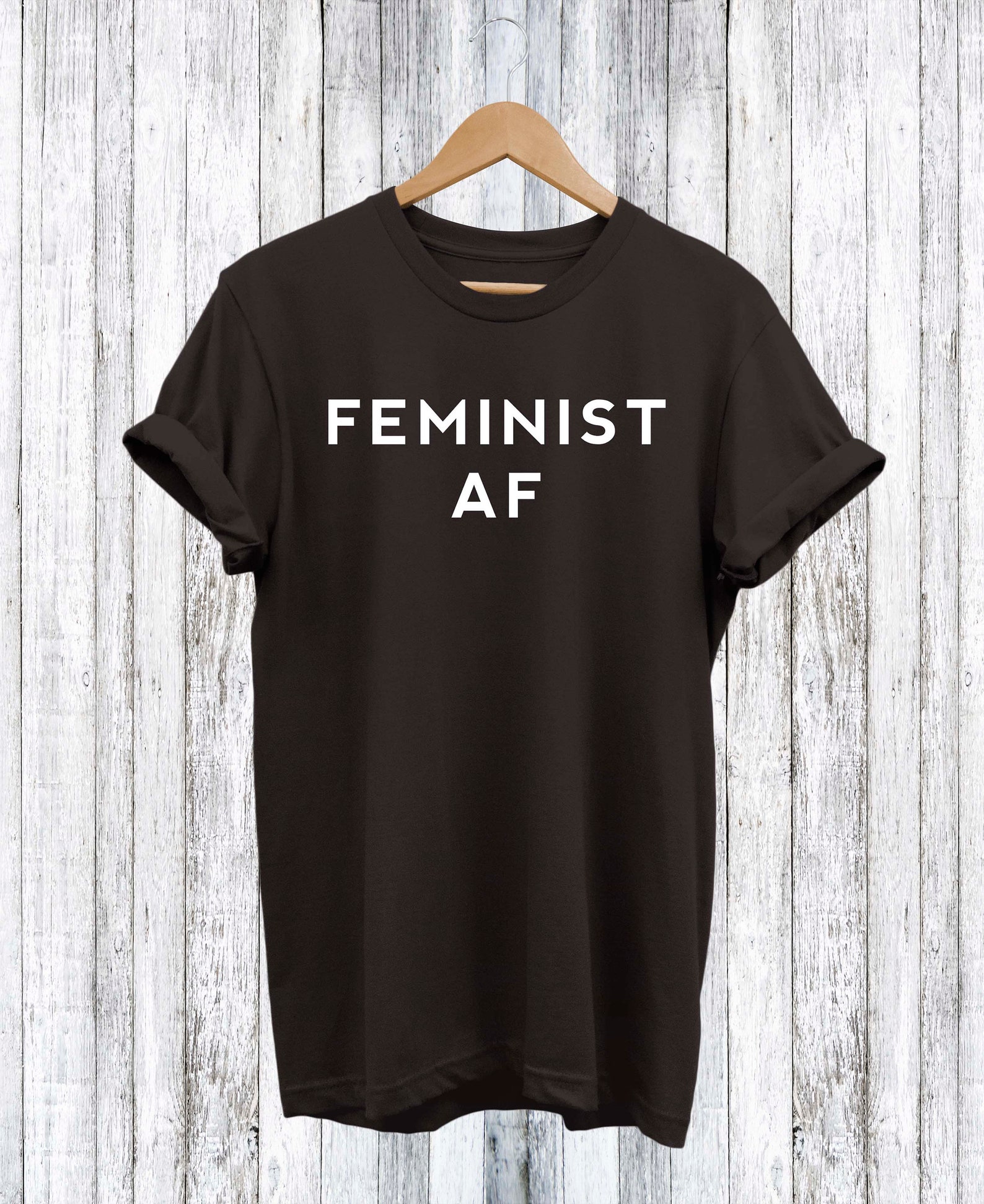 Feminist AF T shirt | Etsy