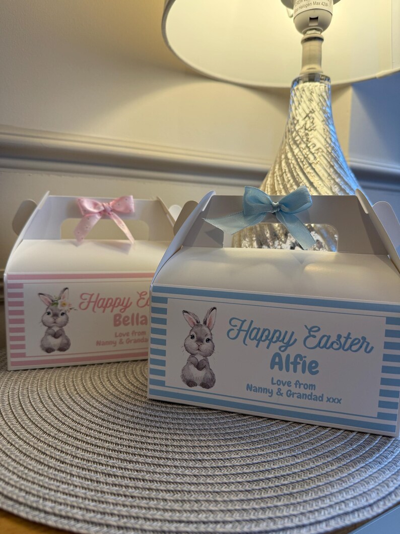 Personalised Easter Treat Box - Gift Box - Etsy UK