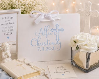 Personalized Christening Gift Bag: Holy Communion, Baptism Present