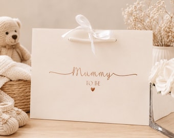 Personalized Mummy To Be Gift Bag: Baby Shower Favor
