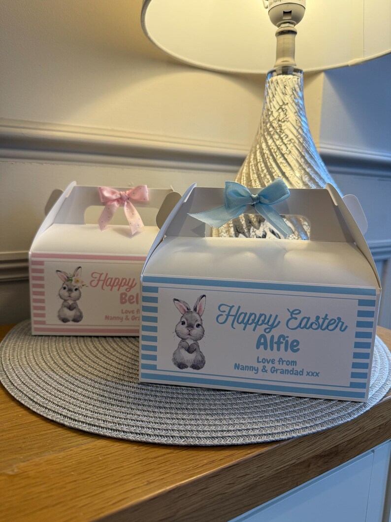 Personalised Easter Treat Box - Gift Box - Etsy UK