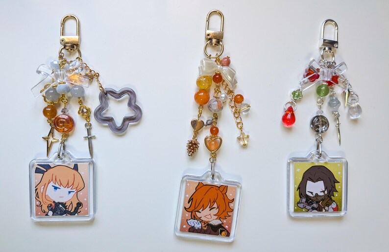 Marvel Rivals Acrylic Beaded Keychain - Etsy