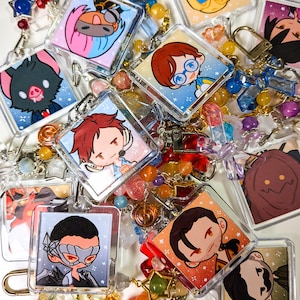 Versand Acryl Perlen Schlüsselbund