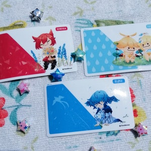 Presto IC Transit Metro Card vinyl sticker sticker waterbestendig FF14 Genshin Impact