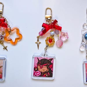 Rouges Keychain Marvel Rivals Marvel Rivals Acrylic Beaded Keychain - Etsy