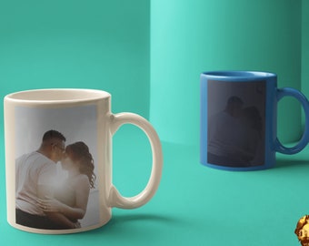 Custom Color Changing Mug: Personalized Photo Heat Activated Magic Mug