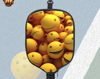 Personalisierte Pickleball Paddle Cover: Personalisierter Photo Neopren-Paddelschutz