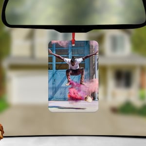 Spersonalizowany odświeżacz powietrza do samochodu ze zdjęciem: ozdoba na lusterko wsteczne