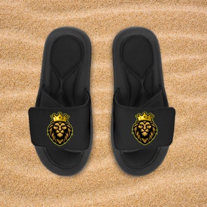 Personalized Memory Foam Slides Custom Slides Personalized Summer Slides Custom Photo Slide Slippers Add Your Own Photo, Logo & Text image 4