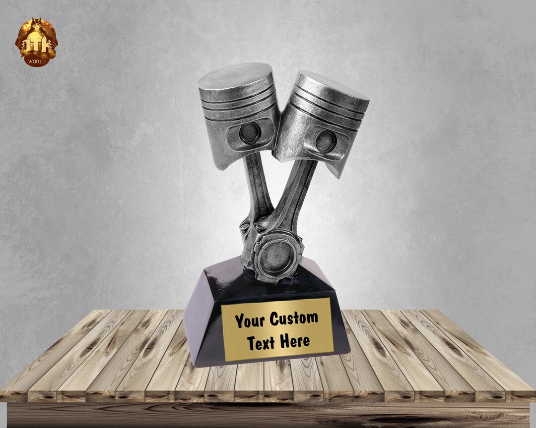 Custom Car Piston Trophy: Personalized Auto Shop Award - Etsy
