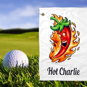 Toalla de golf personalizada: Toalla deportiva con foto personalizada (19 x 33 cm)