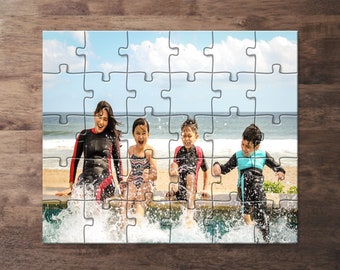 Custom 80 Piece Photo Puzzles - Personalized Picture Puzzle - Custom Personalized Puzzle - 80 Piece Photo Jigsaw - Add Your Photos & Text