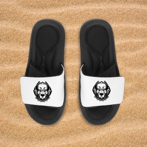 Personalized Memory Foam Slides Custom Slides Personalized Summer Slides Custom Photo Slide Slippers Add Your Own Photo, Logo & Text image 6