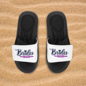 Personalized Memory Foam Slides Custom Slides Personalized Summer Slides Custom Photo Slide Slippers Add Your Own Photo, Logo & Text image 5