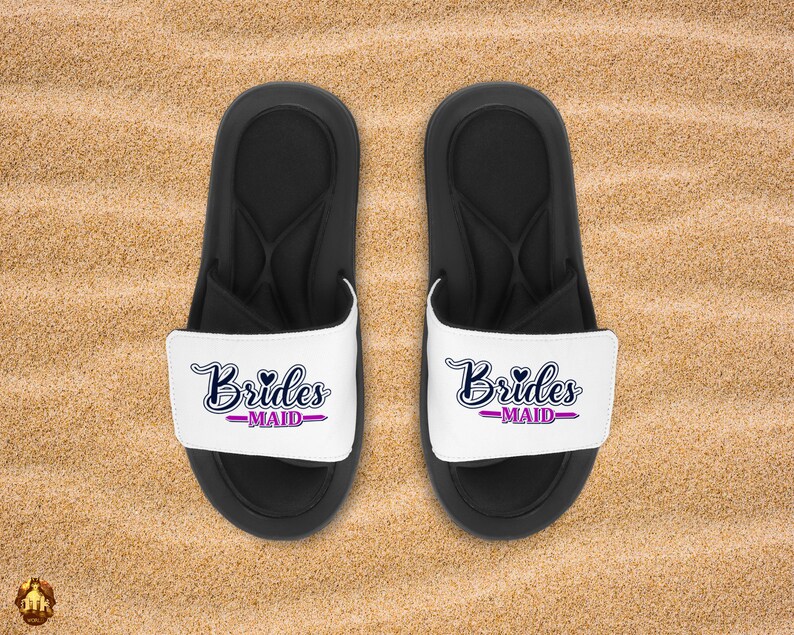 Personalized Memory Foam Slides Custom Slides Personalized Summer Slides Custom Photo Slide Slippers Add Your Own Photo, Logo & Text image 5