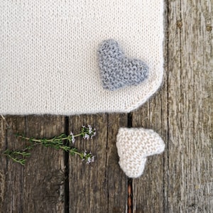 Knitting pattern Heart | knitted heart pattern | beginner pattern | Easy knits | English