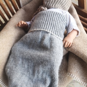 Strickanleitung Baby Pucksack Puckschlauch Strampelsack Strickanfänger I Deutsch + Englisch + Französisch