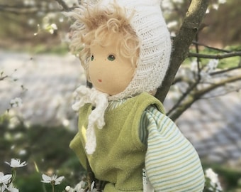Puppenmütze stricken | Mütze stricken für Puppen | kleine Pixie Mütze | Anleitung für Anfänger | Deutsch und Englisch