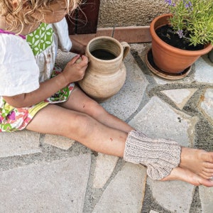 Easy Knitting pattern leg warmers for Baby and children