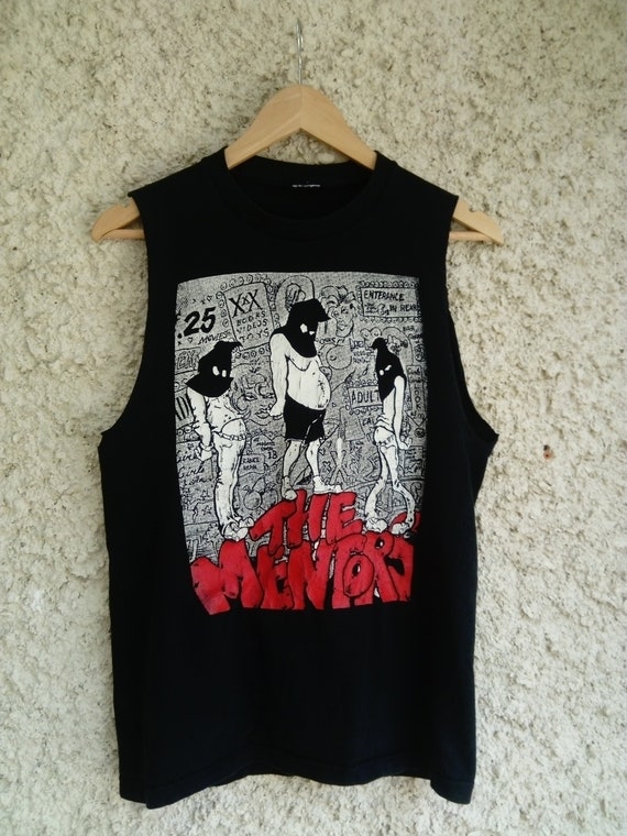 The Mentors vintage shirt rare El Duce,Heavy metal