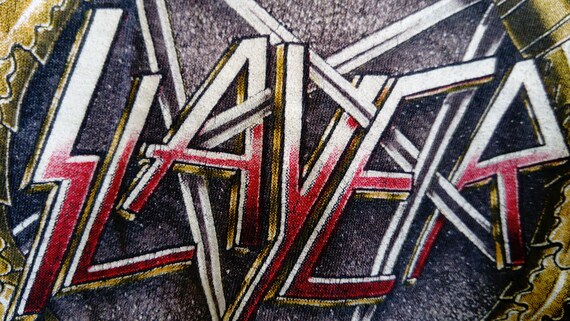 Slayer  1990 vintage muscle shirt Brockum Thrash … - image 3