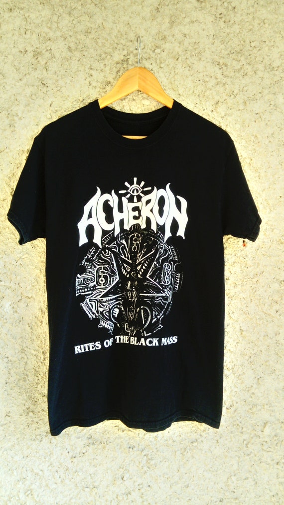 Acheron Rites Of The Black Mass ultra rare shirt Sata… - Gem