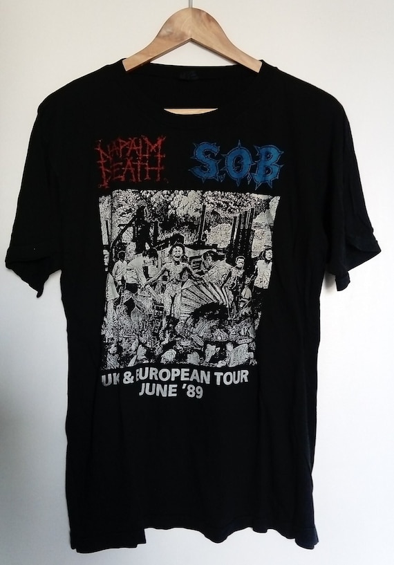 Napalm Death / SOB - Vintage 1989 Uk and Europe To