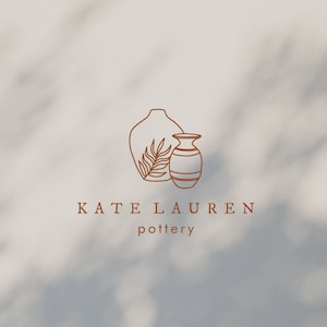 Ceramic Premade Logo, Pottery Logo Design, Ceramic Artist Logo, Craft Logo, Minimalistic Simple Logo, Bohemian Logo Design, Small Business