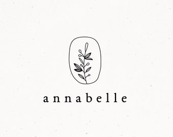 Logotipo de fotografía prefabricada simple de rama de olivo, marca clásica moderna elegante de hoja limpia, hermosos fotógrafos de diseño minimalista de laurel