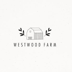 Farm Logo Design, Rustic Logo, Farm Logo Design , Homestead Farm Digital Logo, Farmhouse Logo, Minimalist Logo, Farmers market, Vegan Farm