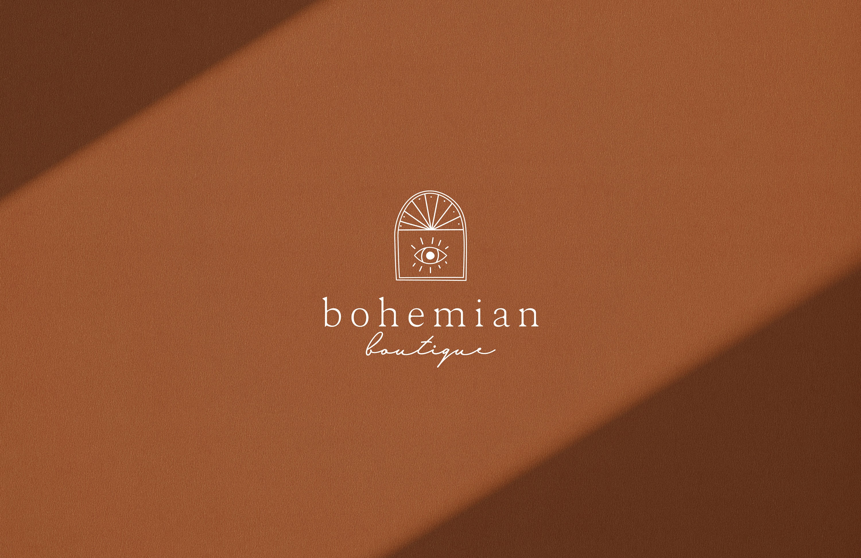 Premade Bohemian Logo Design Custom Boho Branding Ready to | Etsy