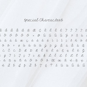 Hand Drawn Font, Script Font, Doodle Style Typeface, Handdrawn Typeface ...