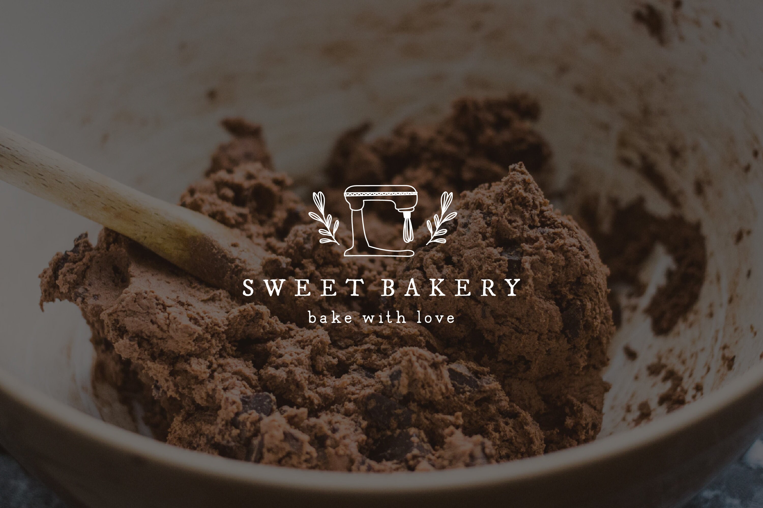 Bakery Premade Logo Design, Mixer Baking Brand, Artisan Boho Logo ...