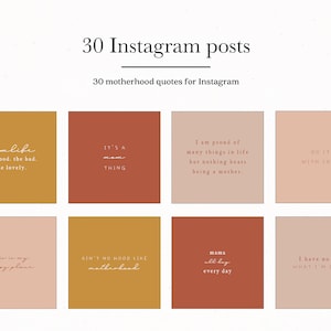 Citações de maternidade para Instagram, marketing de mídia social para mães, criação de conteúdo de mídia social, citações de postagens para mães no Instagram, ideias para postagens no Instagram