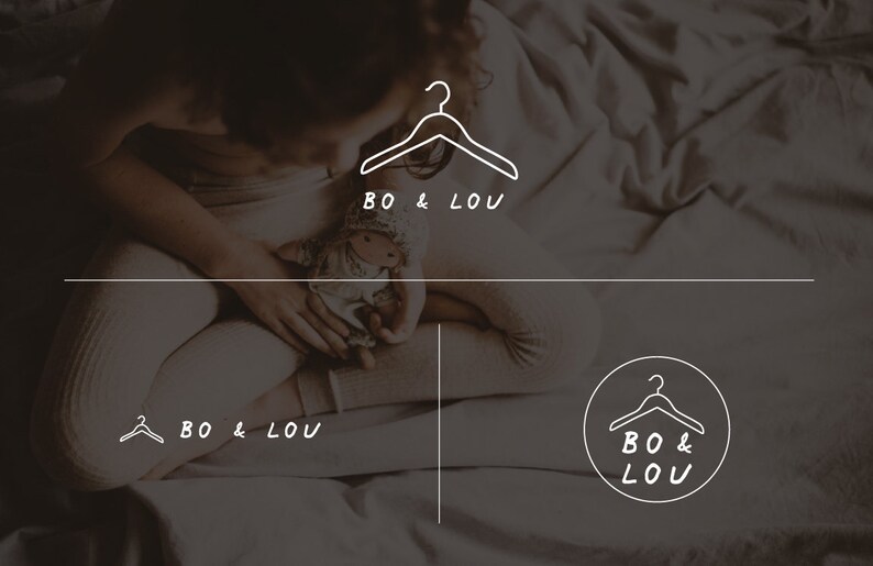 Fashion Branding Logo's Kit Coat Hanger Logo Package Brand Etsy