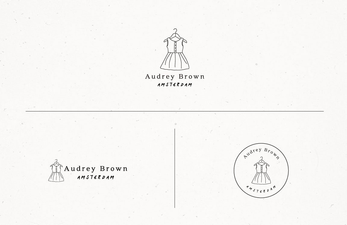 Kids Clothing Brand Logo Set Branding Kit Children Label Etsy