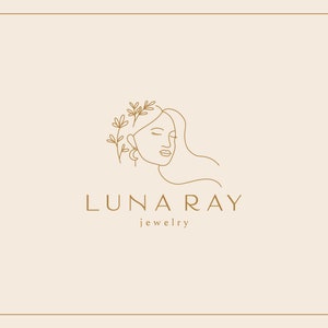 Logotipo moderno, pacote de marca, logotipo fotográfico, design minimalista de logotipo, design de logotipo de joias, logotipo botânico, design de logotipo floral, desenhado à mão