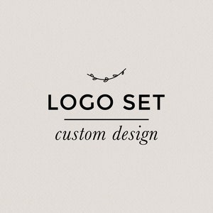 Custom Logo set, Logo Design Branding, Branding Kit, Custom logo design, Business logo, Logo