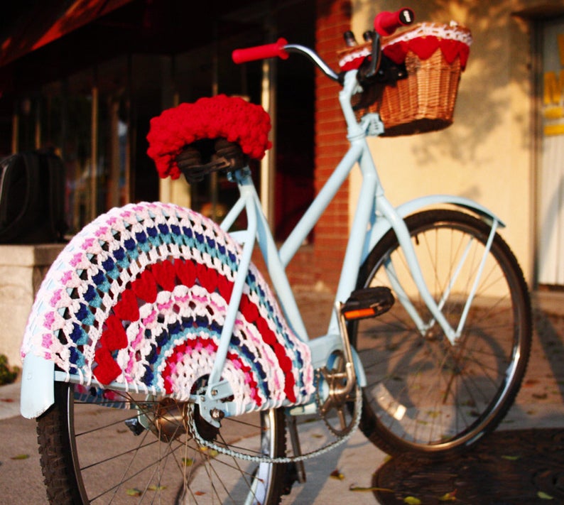 PDF-I Heart My Bike Skirt Crochet PDF Pattern image 3