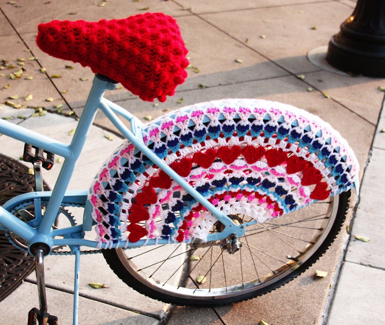 PDF-I Heart My Bike Skirt Crochet PDF Pattern image 4