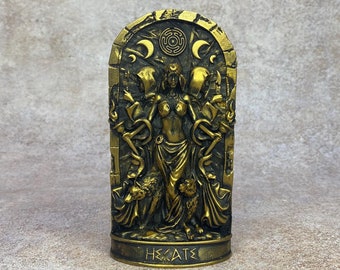 Goddess Hekate. Hecate mold 2d. Forms for candles and plaster. Silicone molds. Premium quality molds. We use only high quality silicone.
