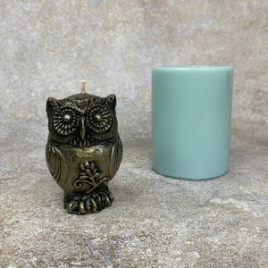 Owl mini. Owl Mold 3d. Silicone molds. Forms for candles. Premium quality molds. We use only high quality silicone.