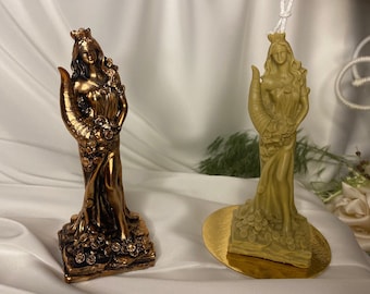 Goddess Fortune with a cornucopia. Goddess Fortune. Silicone molds. Candle mold Fortune. Candle molds 3D. Good quality form.