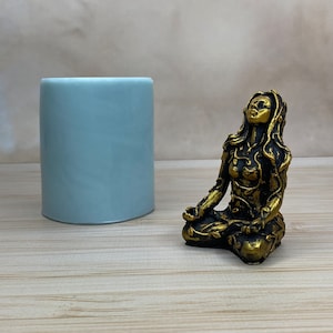 Gaia. Mother Earth. Candle for meditation and yoga. Silicone mold 3d. Forms for candles. Magic molds. Good quality molds.