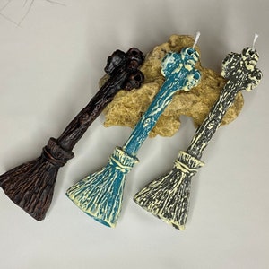 Broom with skulls. Broom mold 3d. Silicone mold. Forms for candles. Magic molds. Good quality molds. Super quality.
